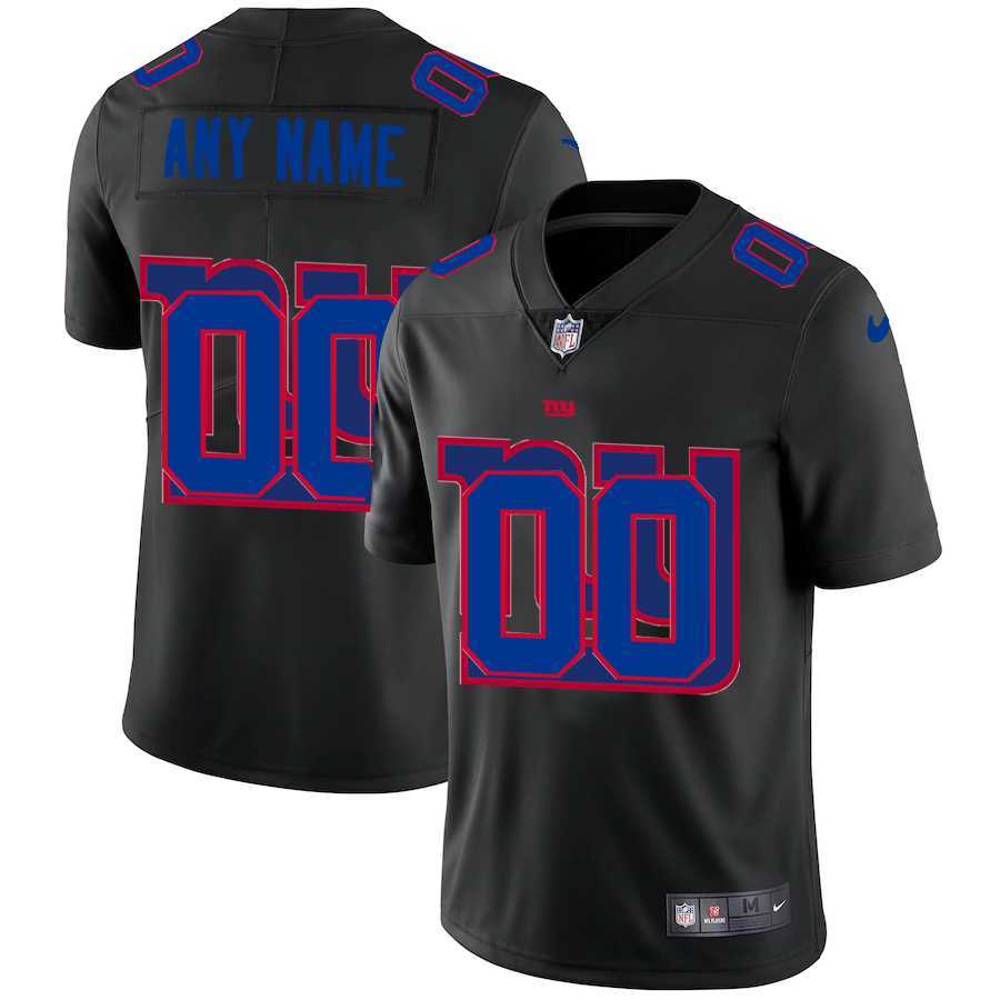 Nike New York Giants Customized Men's Team Logo Dual Overlap Limited Jersey Black,We sell and wholesale Nike New York Giants Customized Men's Team Logo Dual Overlap Limited Jersey Black on line form chian!